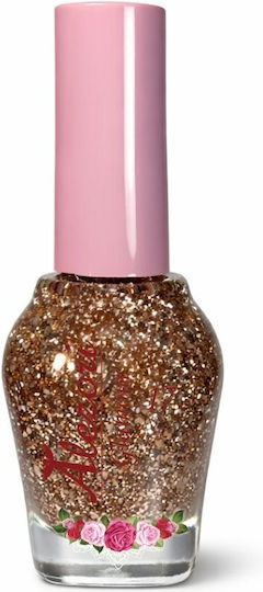 Alezori Glossy Βερνίκι Νυχιών Μακράς Διαρκείας Quick Dry Χρυσό
