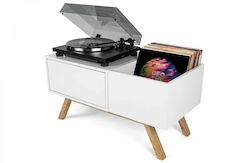 Glorious Turntable Lowboard Turntable Lowboard Έπιπλο Hi-Fi Λευκό