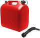 Canistră de Combustibil din Plastic Mercaton 5 L 260 X 135 X 250 Mm Roșie
