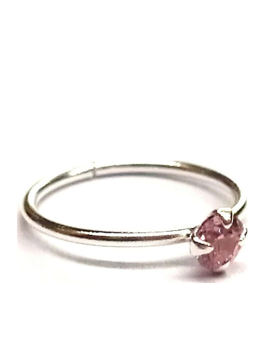 Amalfi Accessories Amalfi Accessories Ohrringe Piercing aus Vergoldetem Silber Rosa