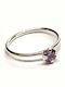 Amalfi Accessories Ohrring Reifen aus Silber Weiß