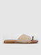 Women's Beige Flat Sandals