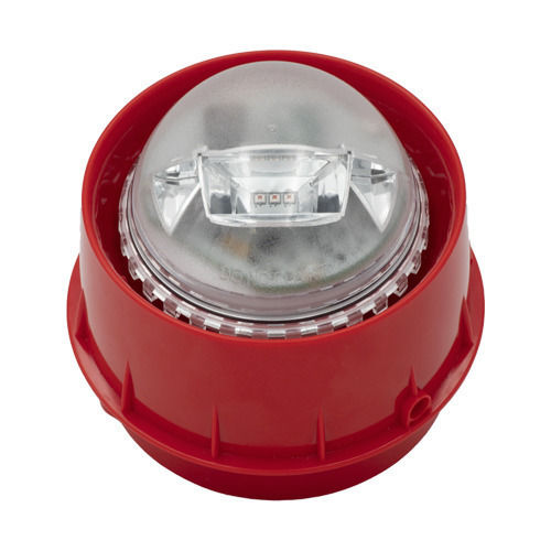 Moretti RF Alarm-Sirene Außengehäuse 100dB mit Roter Farbe 9,6x12,1cm