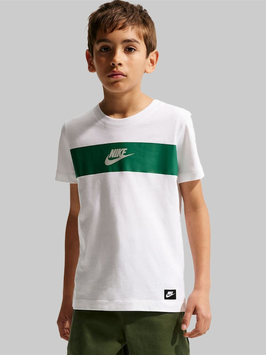 Nike Kids White T-shirt Brandmark Cb