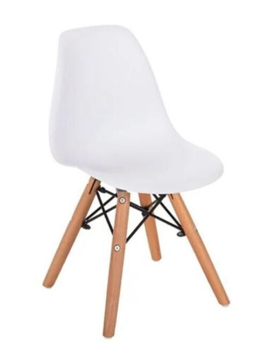 Kids Chair White 31x34x55.5cm