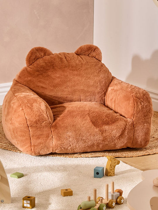 Παιδικό Πουφ A-s Teddy Καφέ 60x52x65εκ.