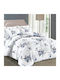 SpitiBazaar Σετ Σεντόνια King Size με Λάστιχο 220x240εκ. Λευκό (4τμχ)