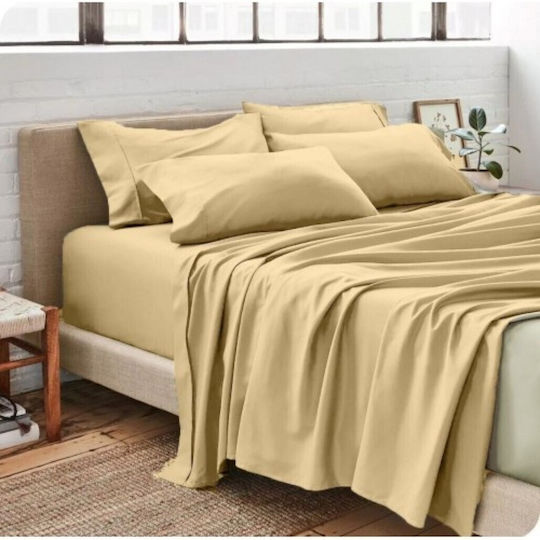 King Size Set 4 Pieces 240x220cm with Elastic 4 King Size Set 4 Pieces 240x220cm with Elastic 4
