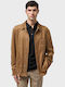 Μακρυμάνικo Overshirt Dark Beige