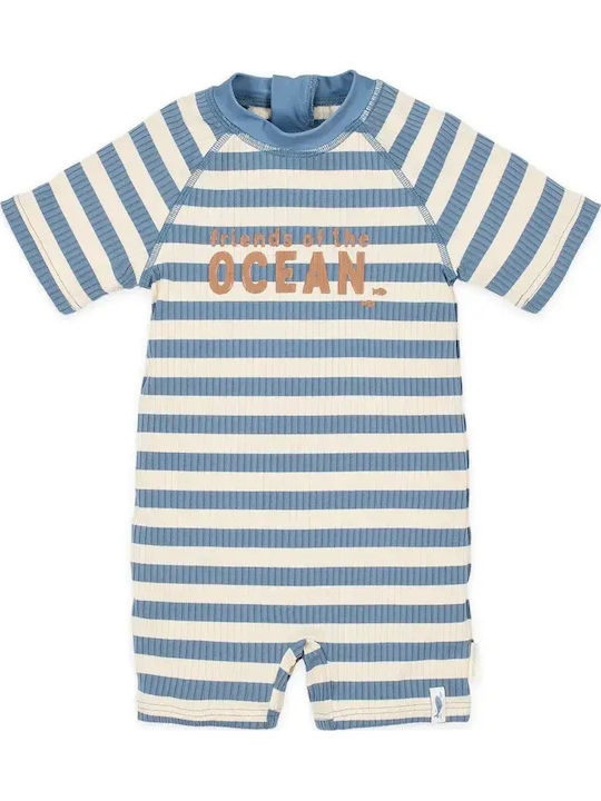 Little Dutch Kinder Badebekleidung Einteilig Oceanblau Streifen