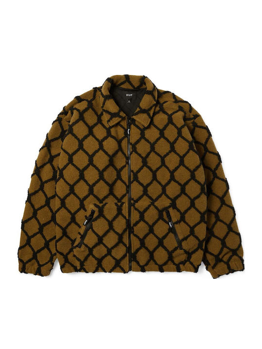 HUF Breakthrough High Pile Μπουφάν Moss