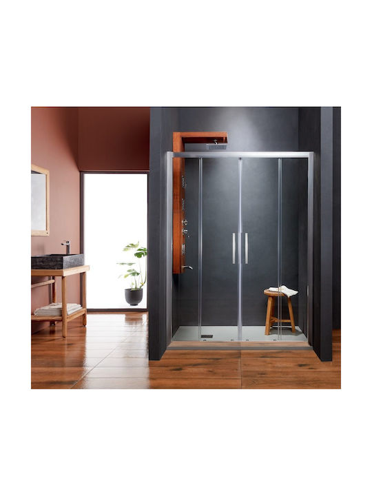 Tema Versus 400 Feste Seite für Dusche 180x195c...