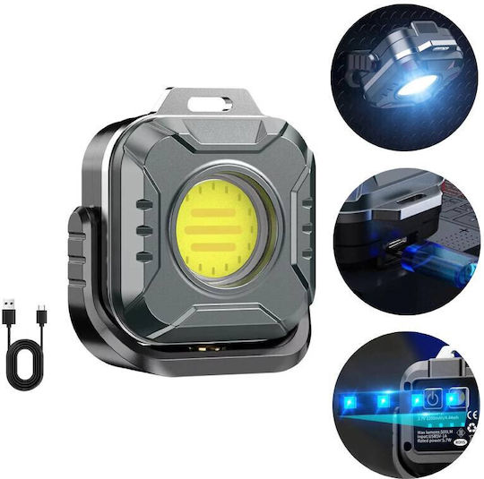Roxar Tech Φακός Συνεργείου Μπαταρίας LED IP44 με Φωτεινότητα έως 500lm