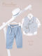 Piccolino Baptism Suit for Boys Emilio Raf Blue AG26S95 RAF