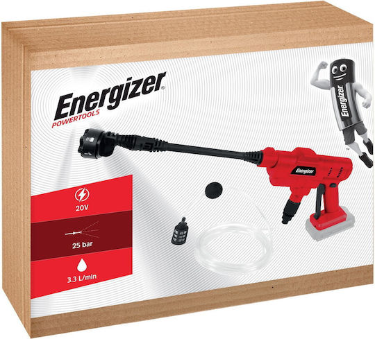 Energizer Водоструйка На Батерия 20V Solo с Налягане 25bar