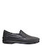 Leather Men's Casual Black Shoes SEL-045-Black