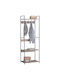 Hallway Furniture Oak/Black 59.5x39.7x174.65cm