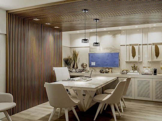 Smoky Adjustable Black Ceiling Light