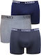 Herren Boxershorts Blau Anthrazit Grau 3er Pack