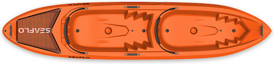 Seaflo KAY10204-0000-1 Plastic Sea Kayak 2 People Red