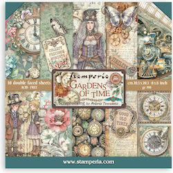 Scrapbooking-Zubehör Blätter 10 Stück 20,3×20,3...