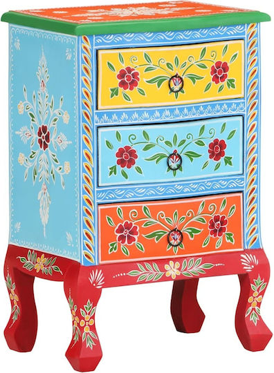 από Μασίφ Ξύλο Πολύχρωμο 40x30x60cm 321667