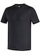 Unisex Βαμβακερό T-shirt Εργασίας Μαύρο Diadora Smart 2.0 T-shirt Black