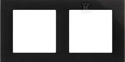 Simon 55 Frame 2-fold Nature Glass Classic Black Trn2/182