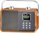 Albrecht DR 850 Retro Portable Radio Electric / Battery DAB+ with Bluetooth Multicolour