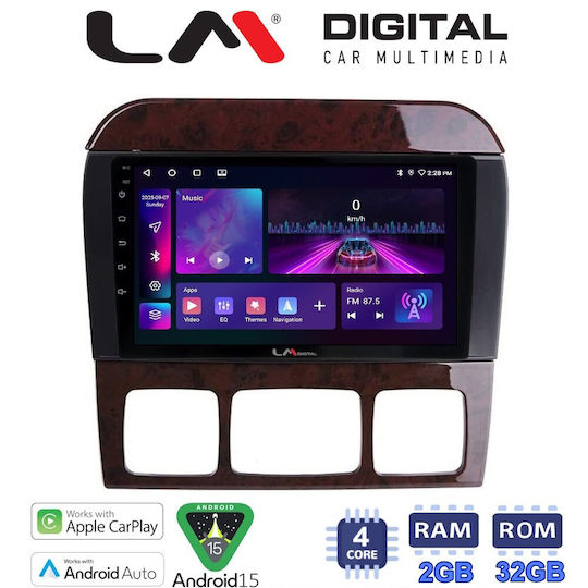 LM Digital Ηχοσύστημα Αυτοκινήτου για Mercedes-Benz S Class 1998 > 2005 (Bluetooth/USB/WiFi/GPS/Apple-Carplay/Android-Auto)
