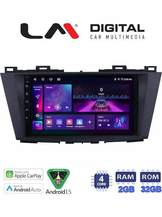 LM Digital Auto-Audiosysteme für Mazda 5 2011 Bluetooth USB Eingebautes Wi-Fi GPS Apple CarPlay Android Auto
