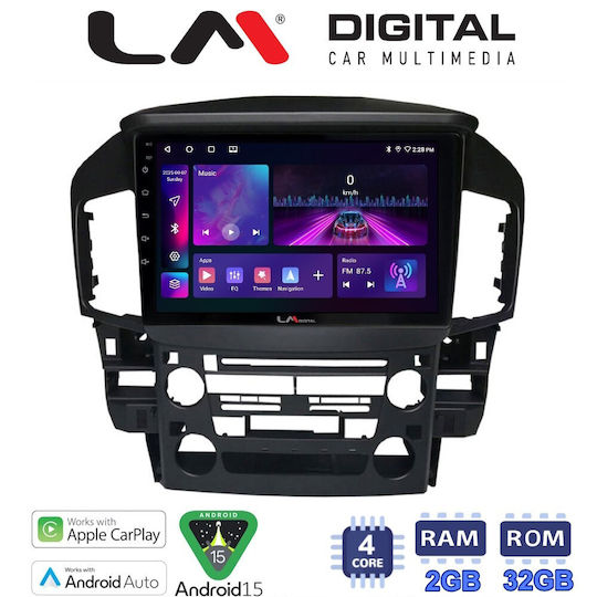 LM Digital Ηχοσύστημα Αυτοκινήτου για Lexus RX300 2000 > 2004 (Bluetooth/USB/WiFi/GPS/Apple-Carplay/Android-Auto)