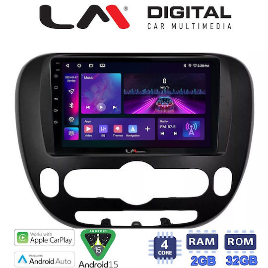 LM Digital Car Audio System for Kia Soul 2014 Bluetooth USB Wi-Fi GPS Apple CarPlay Android Auto