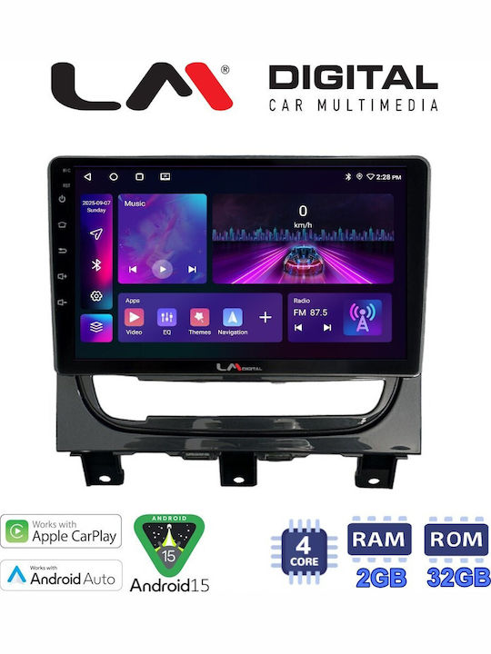 LM Digital Sistem Audio Auto Pentru Fiat Strada 2012 > 2020 Bluetooth USB Wi-Fi GPS Apple CarPlay Android Auto