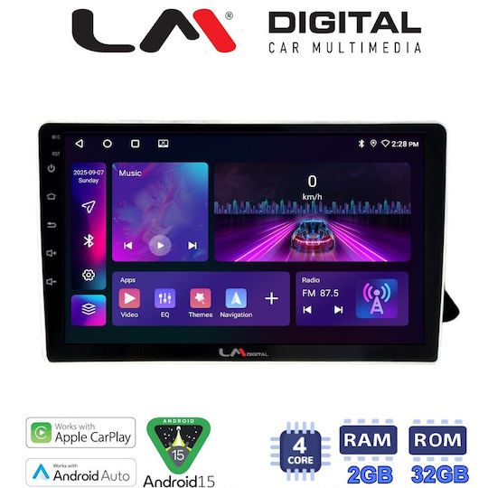 LM Digital Ηχοσύστημα Αυτοκινήτου για Audi A4 2008 > 2013 (Bluetooth/USB/WiFi/GPS/Apple-Carplay/Android-Auto)