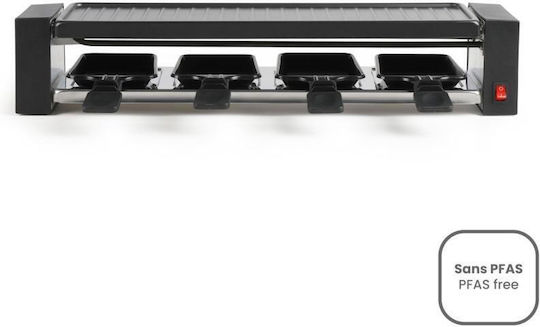 Livoo Tischplatte Elektrischer Grill Raclette 800W