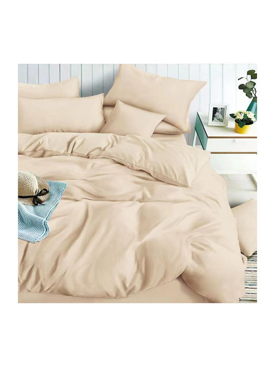 Подредба Плик За Завивка 100% Памук 160x240см Еднолицев С Калъфка За Възглавница Екрю