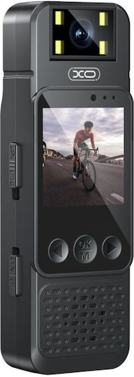 XO ZF02 128GB Action Camera Full HD (1080p) with 1.3" Screen Black