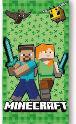 Πετσέτα Θαλάσσης Minecraft 70*140cm Fast Dry 374701 Πετσέτα Θαλάσσης Minecraft 70*140cm Fast Dry 374701