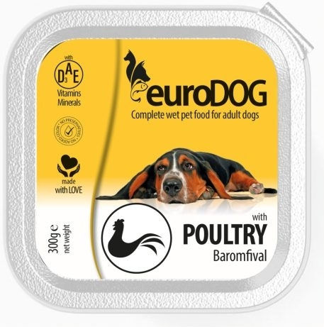 Europet Bernina Eurodog Wet Dog Food With Chicken 300gr