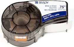 Brady Ταινία Ετικετογράφου σε Λευκό Χρώμα M21-750-595-GN
