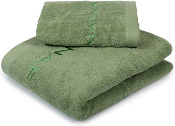 Biokarpet Naf Naf Towel Set 2 Pcs Naf Naf Celadon Green-σετ Πετσέτες Κουτί