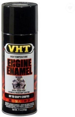 VHT VHT Hochtemperatur-Sprühfarbe mit Glänzendem Effekt Schwarz Gloss Black 400ml