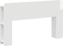 vidaXL Wooden Bed Headboard White