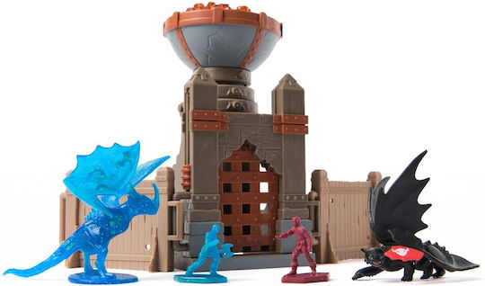 Spin Master How To Train Your Dragon Feuerprobe - Berk-Welt Flammenturm Spielset