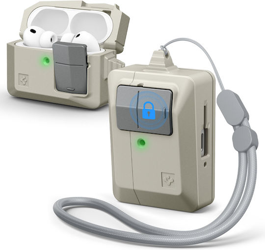 Spigen Classic Ls Fälle aus Kunststoff / Silikon in Grau Farbe für Apple AirPods Pro 3