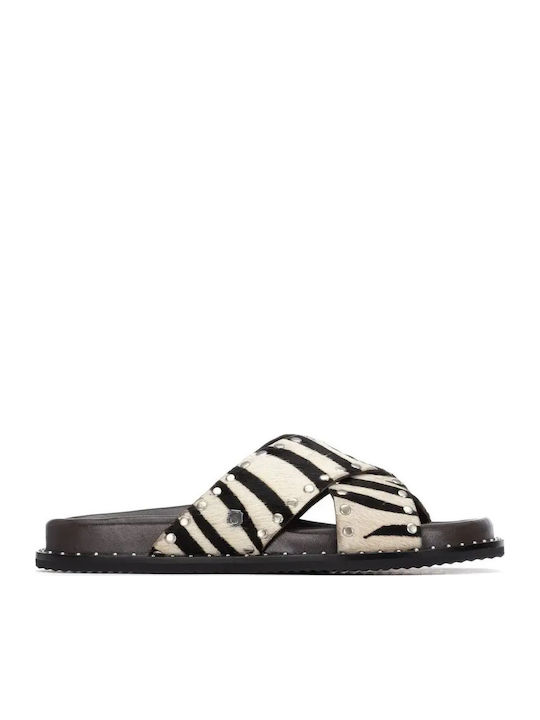 Carmela Leather Women's Sandals Zebra
