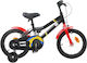vidaXL 16" Παιδικό Ποδήλατo BMX Μαύρο