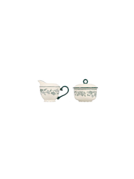 Salt & Pepper Ζαχαριέρα Σερβιρίσματος από Πορσελάνη Πράσινη