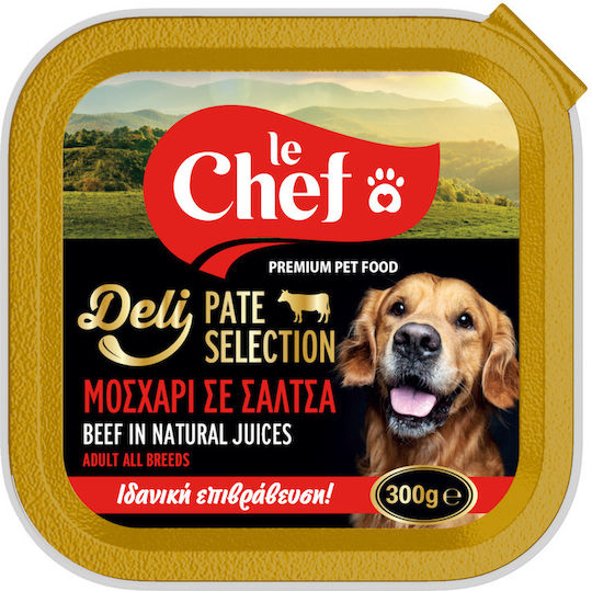Le Chef Υγρή Τροφή Σκύλων με Μοσχάρι